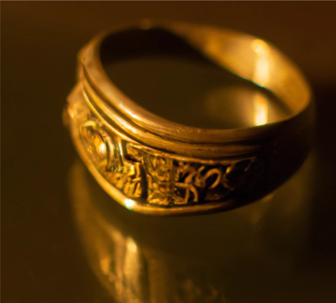 An extremely old, ancient ring