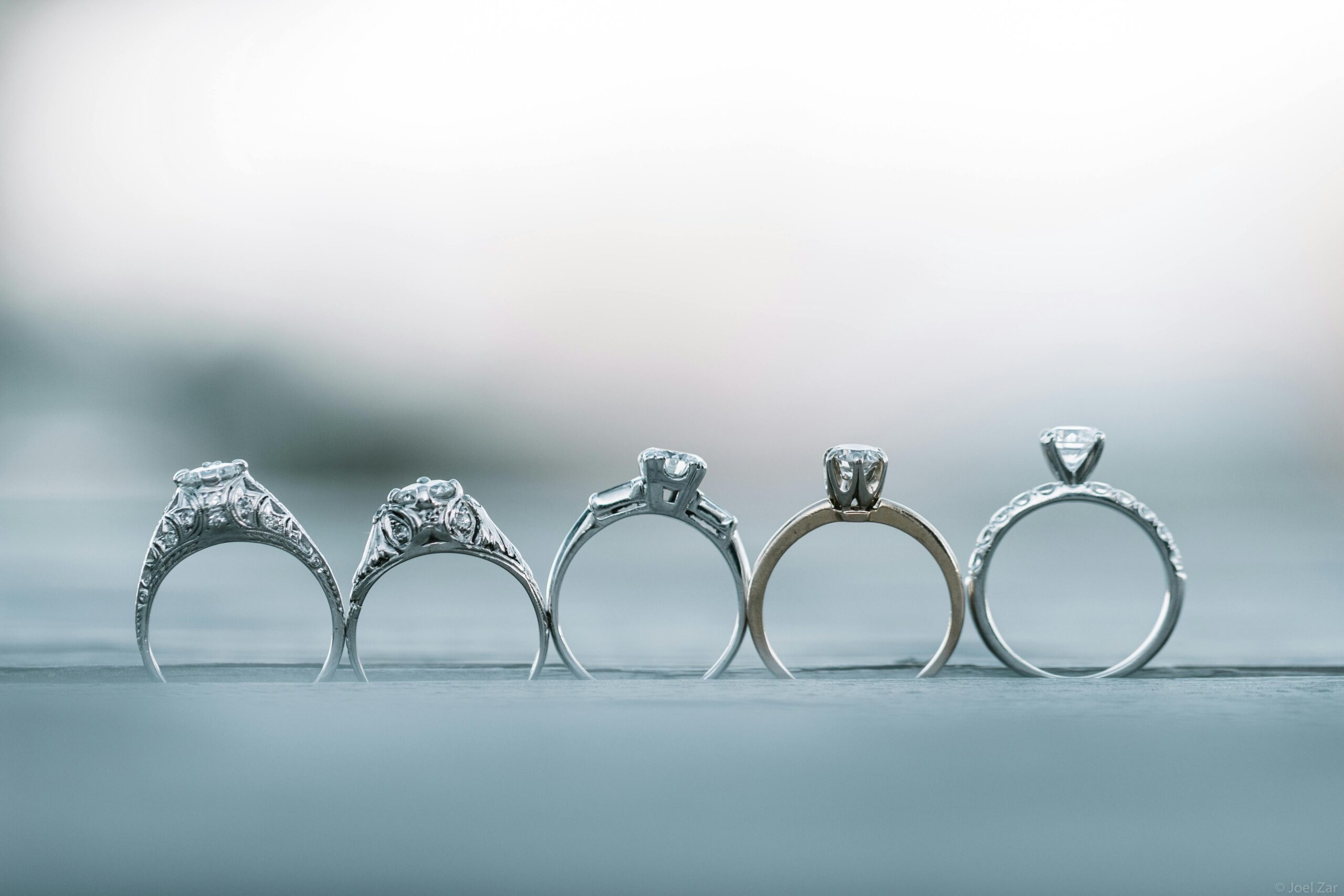 Different metal types rings