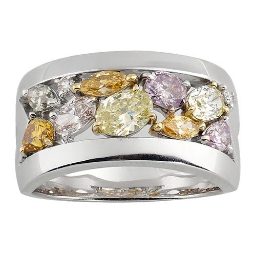 Caroline's Garden custom engagement ring